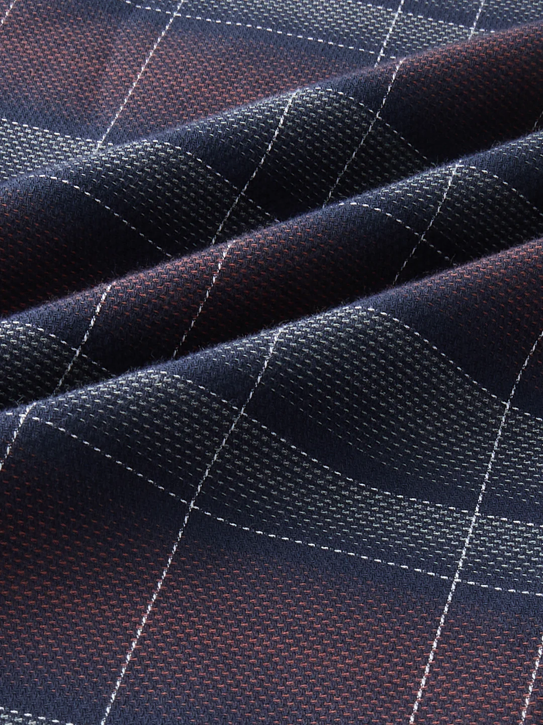Premium Cotton Multitone Checks Shirt - Image 9
