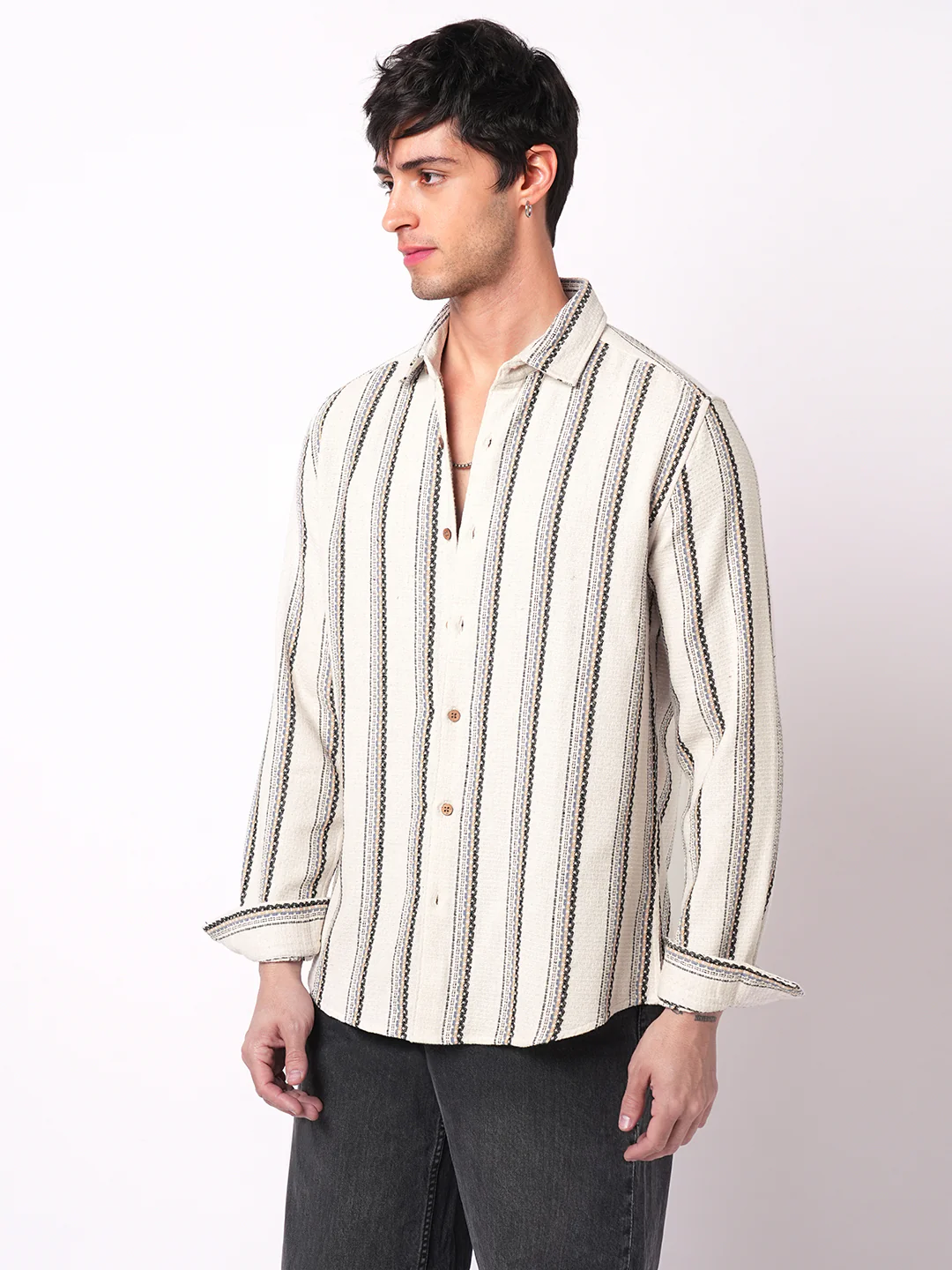 Off-White Parallel Play Striped Shirt - Image 6