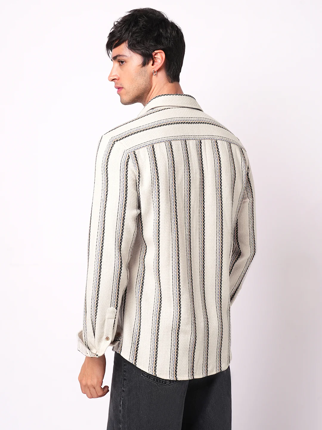 Off-White Parallel Play Striped Shirt - Image 7