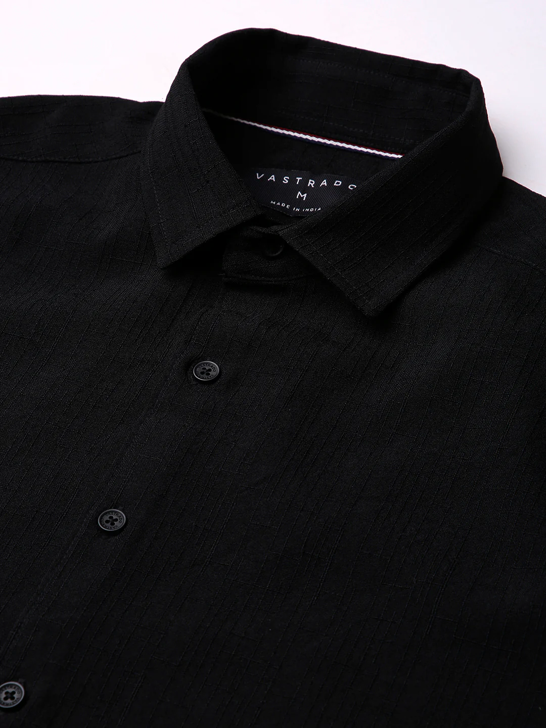 Onyx Black Refined Weave Shirt - Image 3
