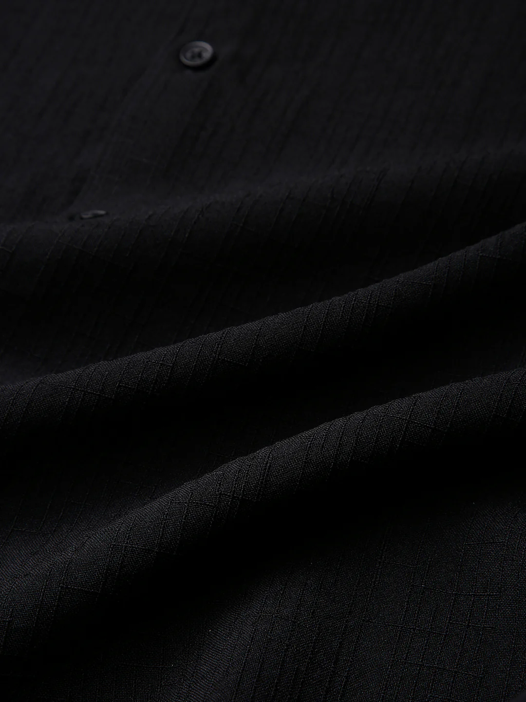 Onyx Black Refined Weave Shirt - Image 9