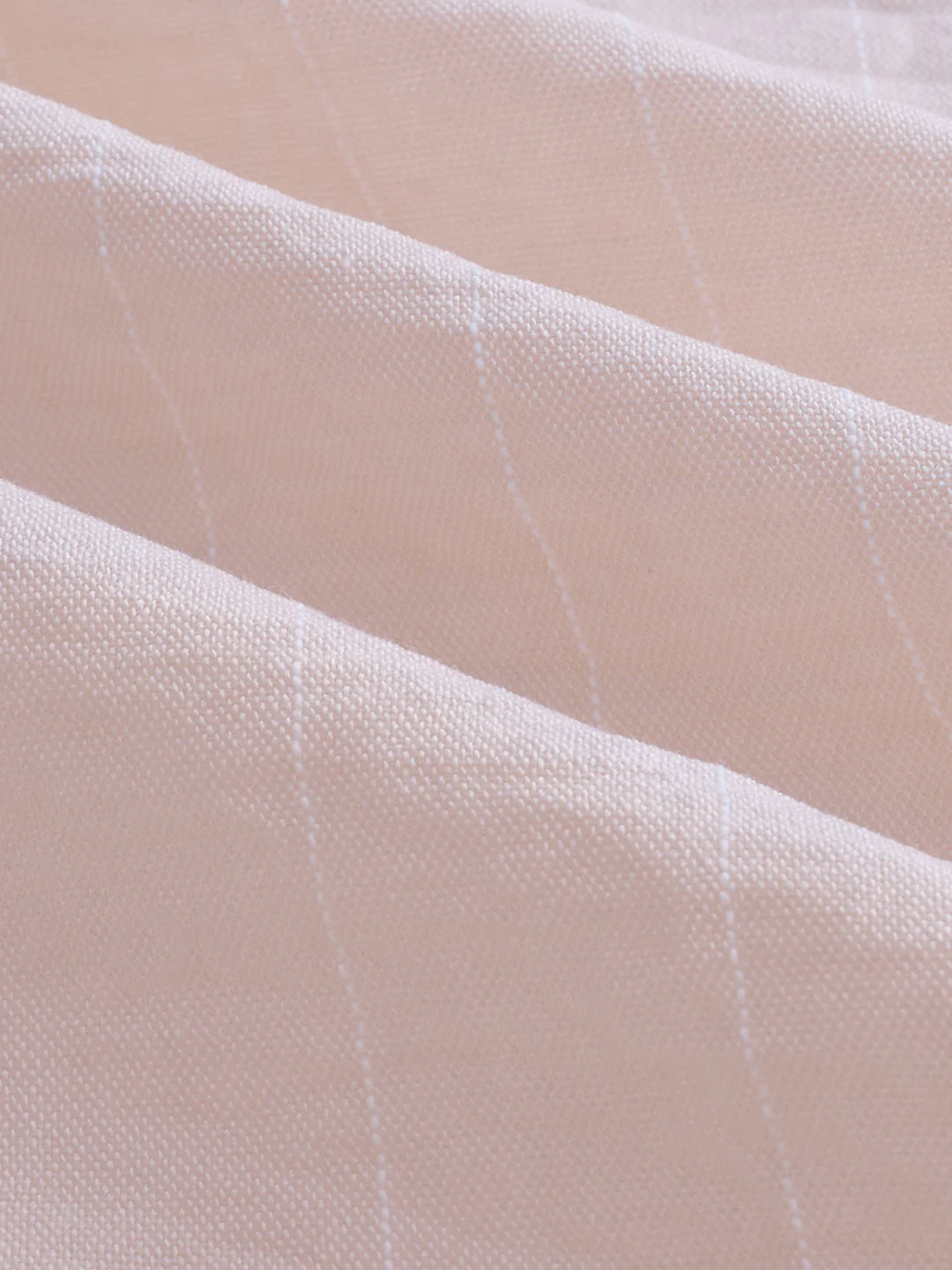 Pale Pink Linear Loom Crinkled Shirt - Image 9