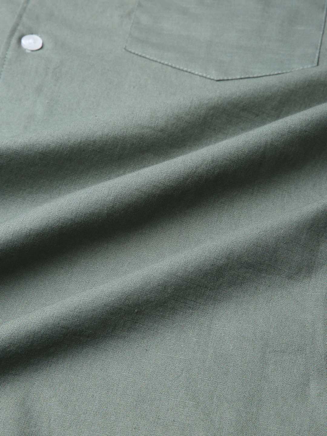 Pastel Olive Mist Everyday Shirt - Image 8