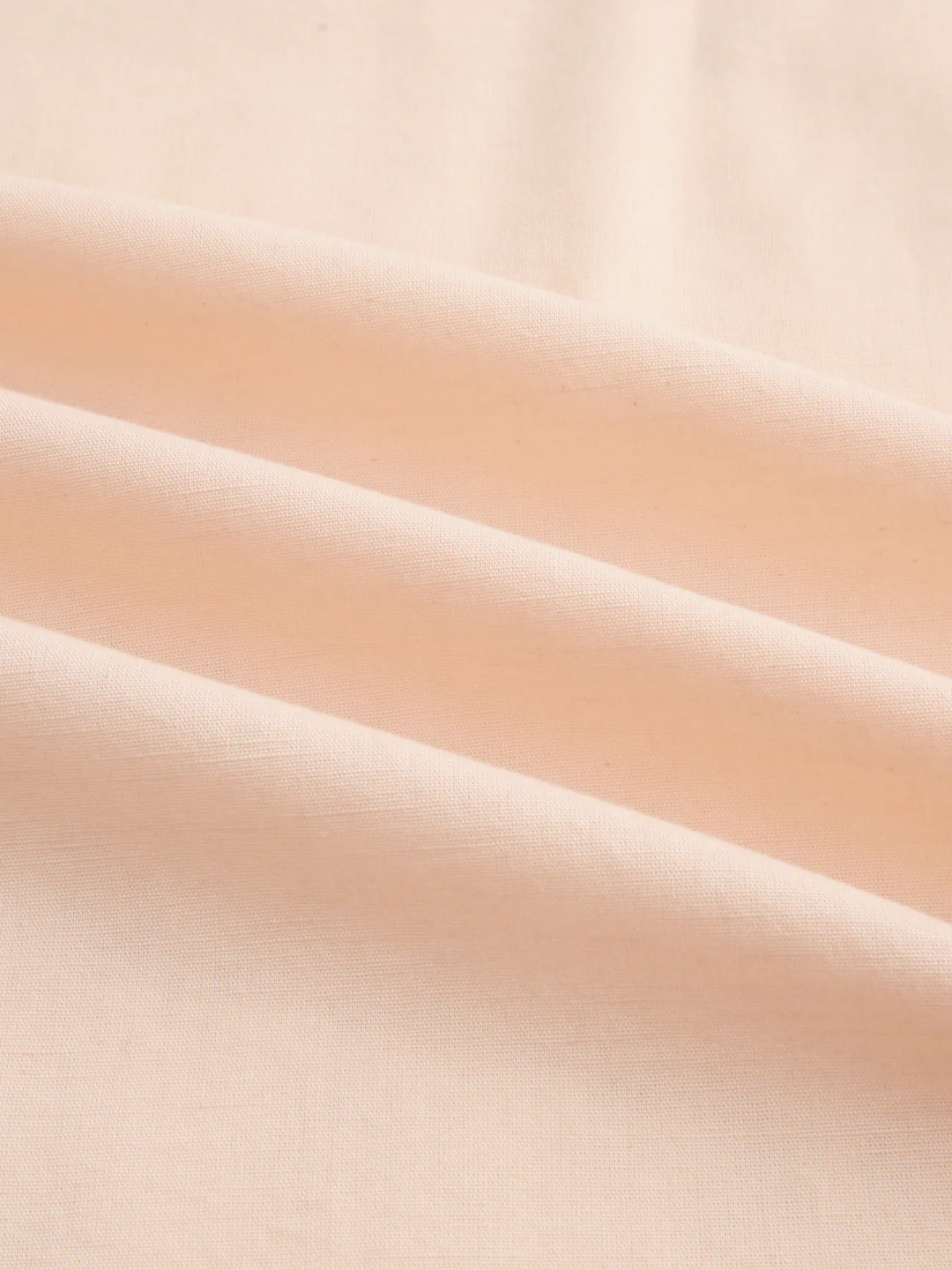 Pastel Peach Slub Textured Everyday Shirt - Image 3