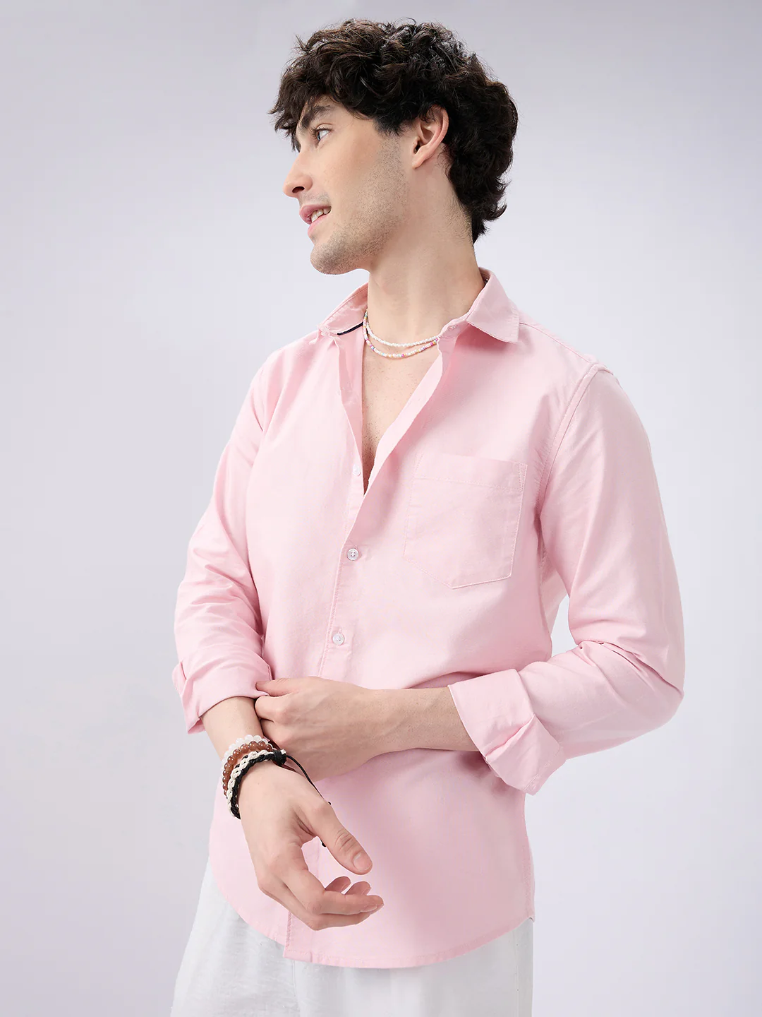 Pastel Pink Workday Essential Shirt - Image 5