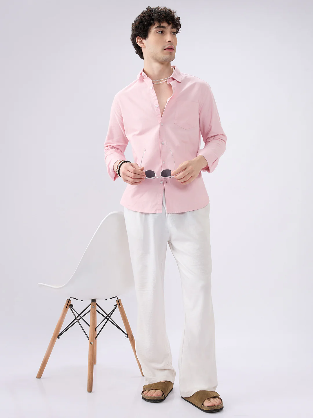 Pastel Pink Workday Essential Shirt - Image 7