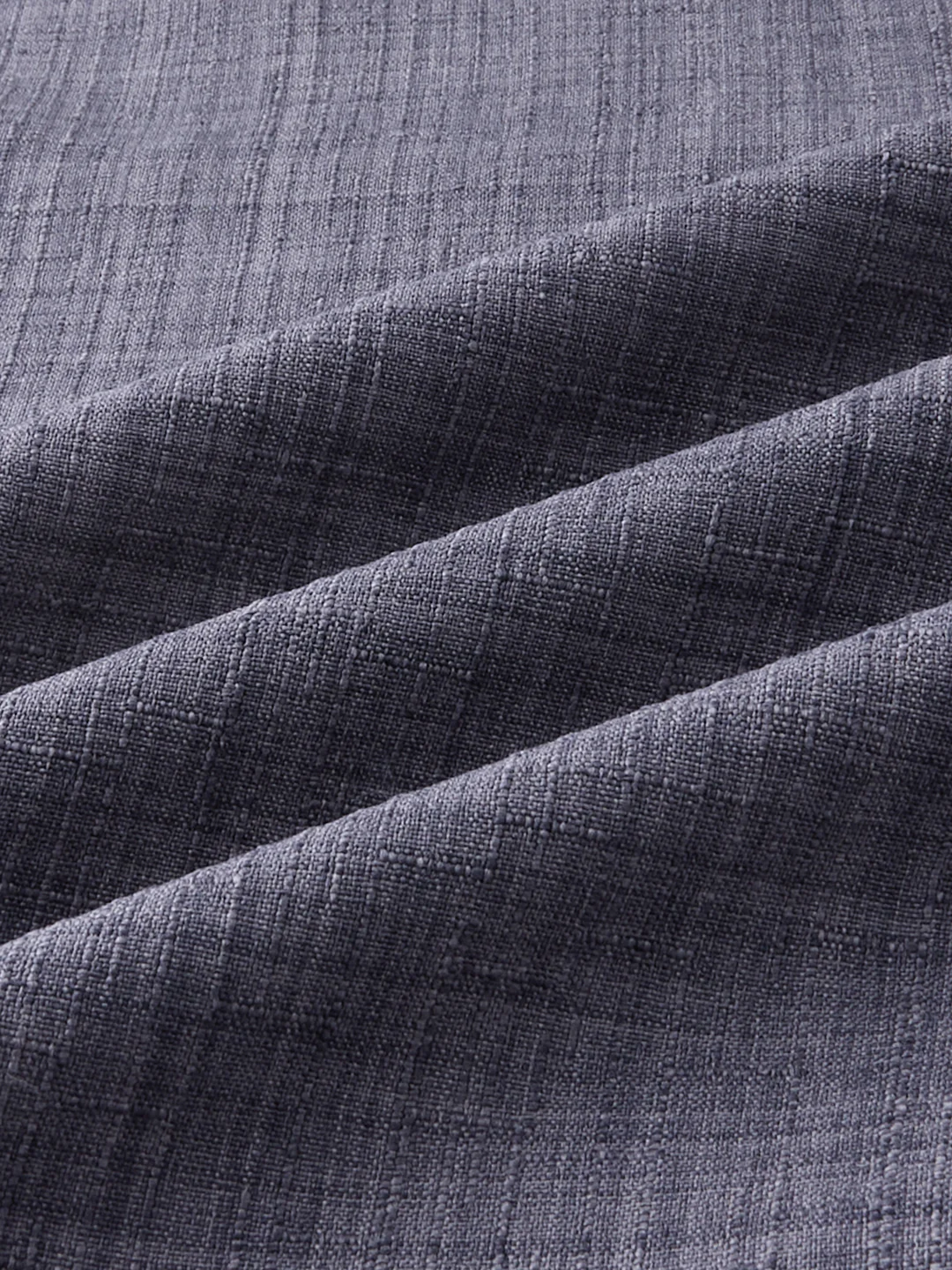 Pebble Grey Slub Textured Shirt - Image 9