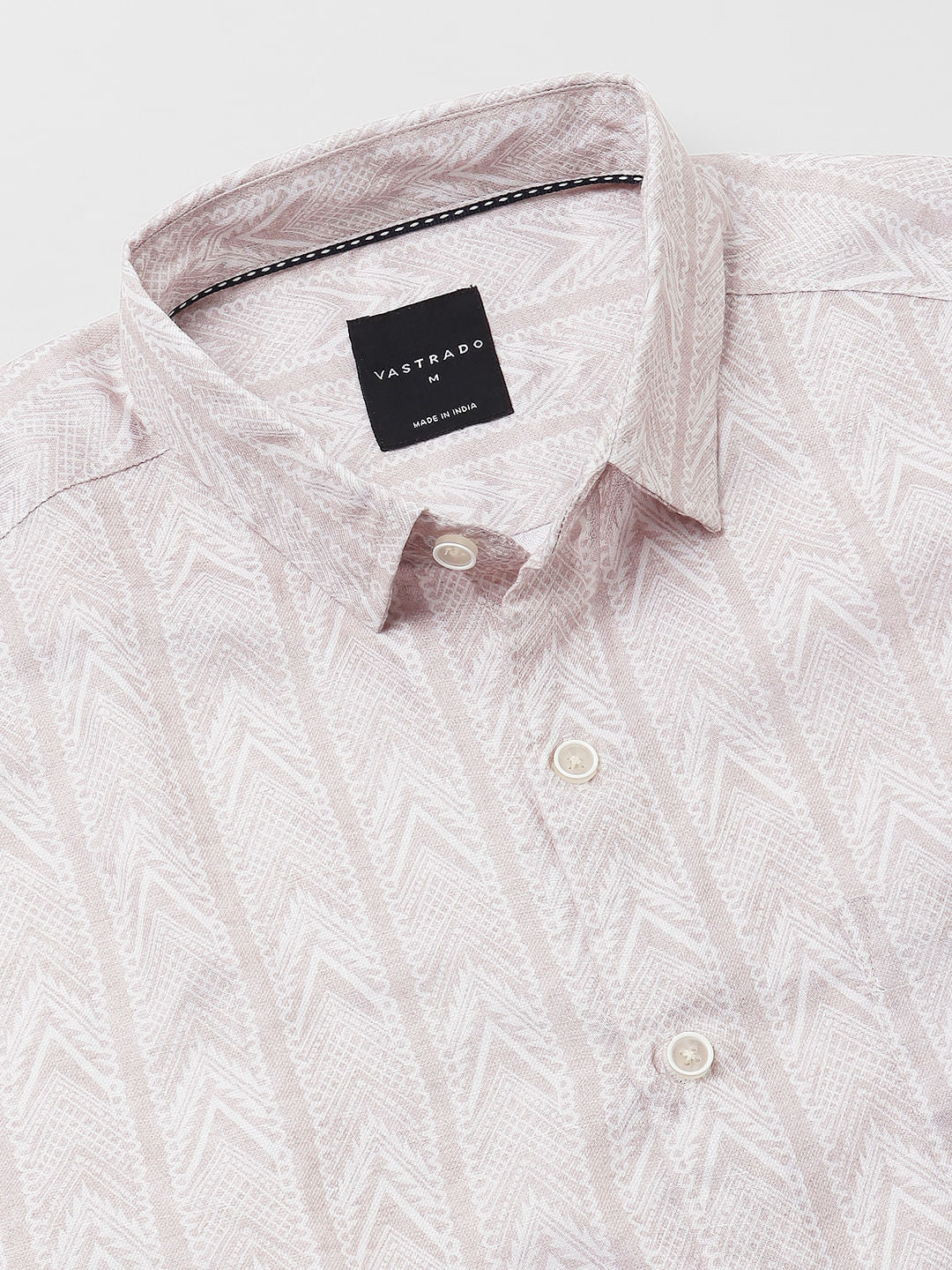 Picturesque Beige Printed Shirt - Image 3