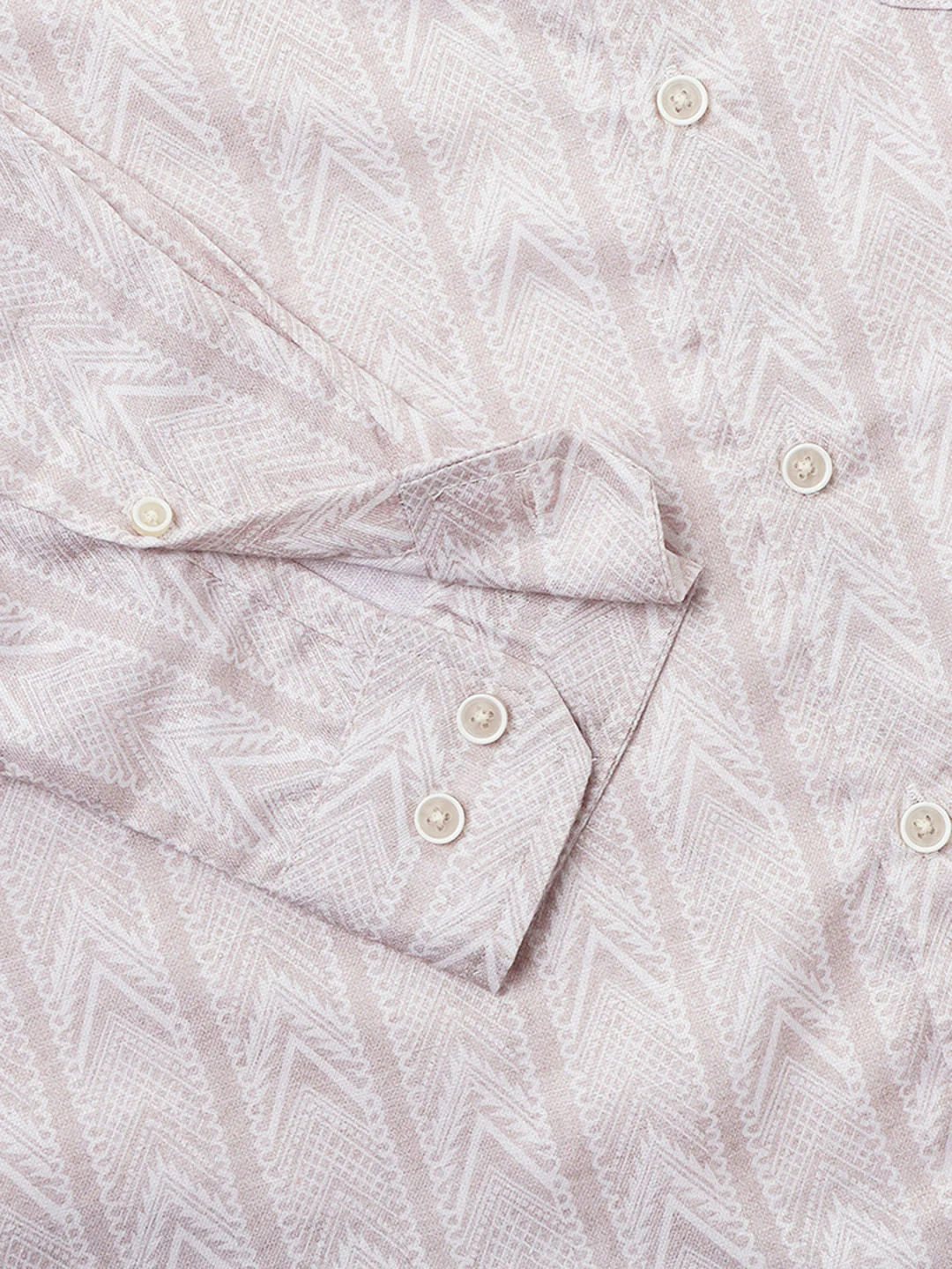 Picturesque Beige Printed Shirt - Image 8