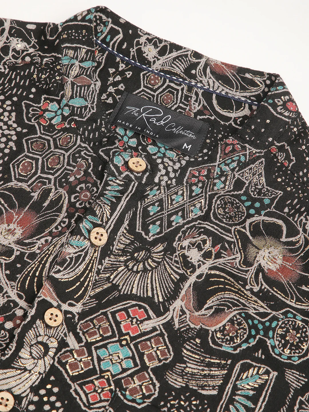 Picturesque Multicolour Foil Printed Kurta - Image 3