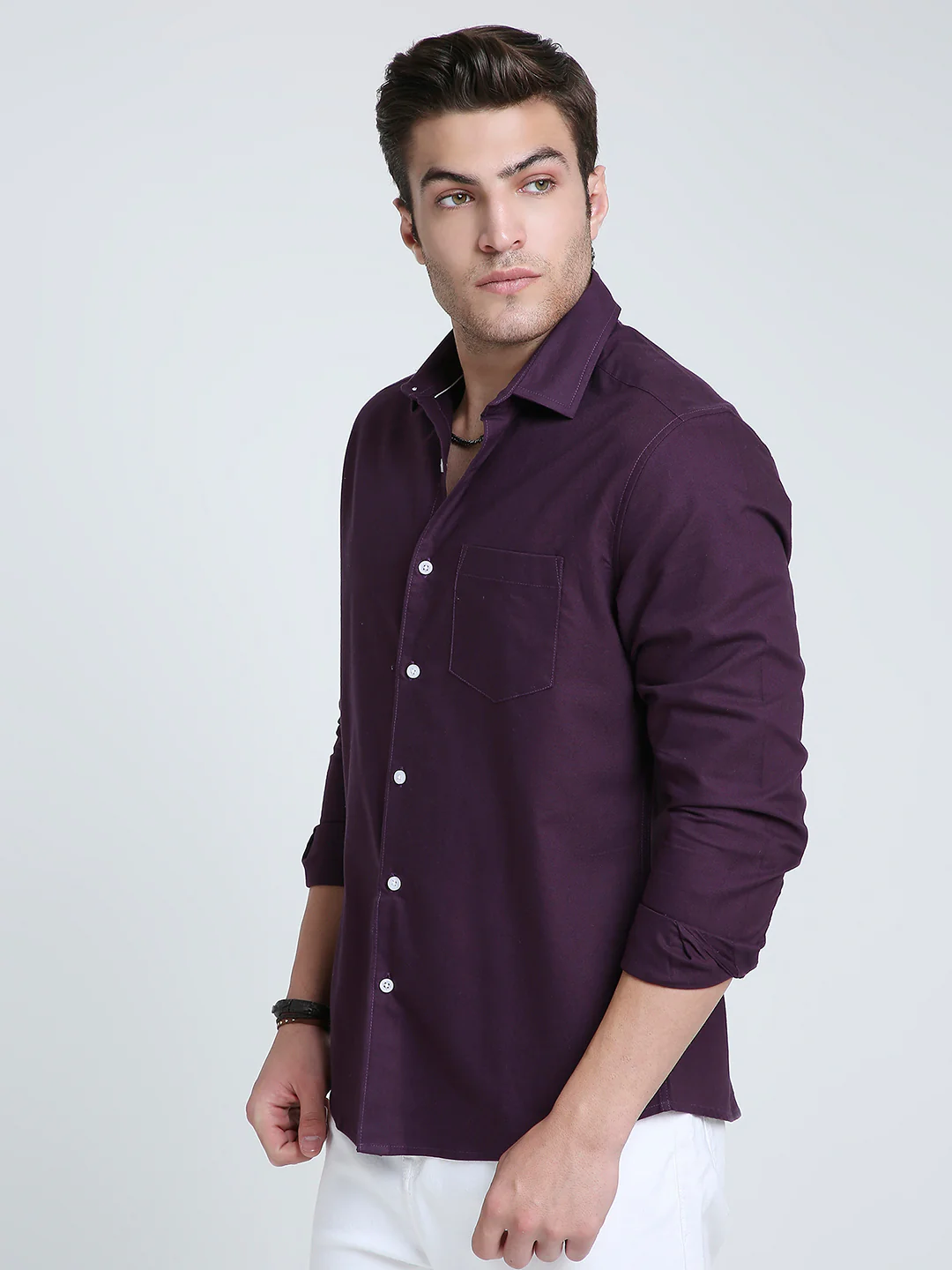 Plum Royale Statement Shirt - Image 5