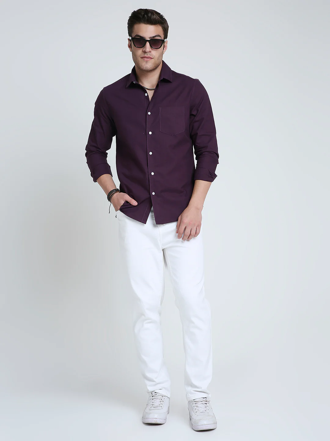 Plum Royale Statement Shirt - Image 7