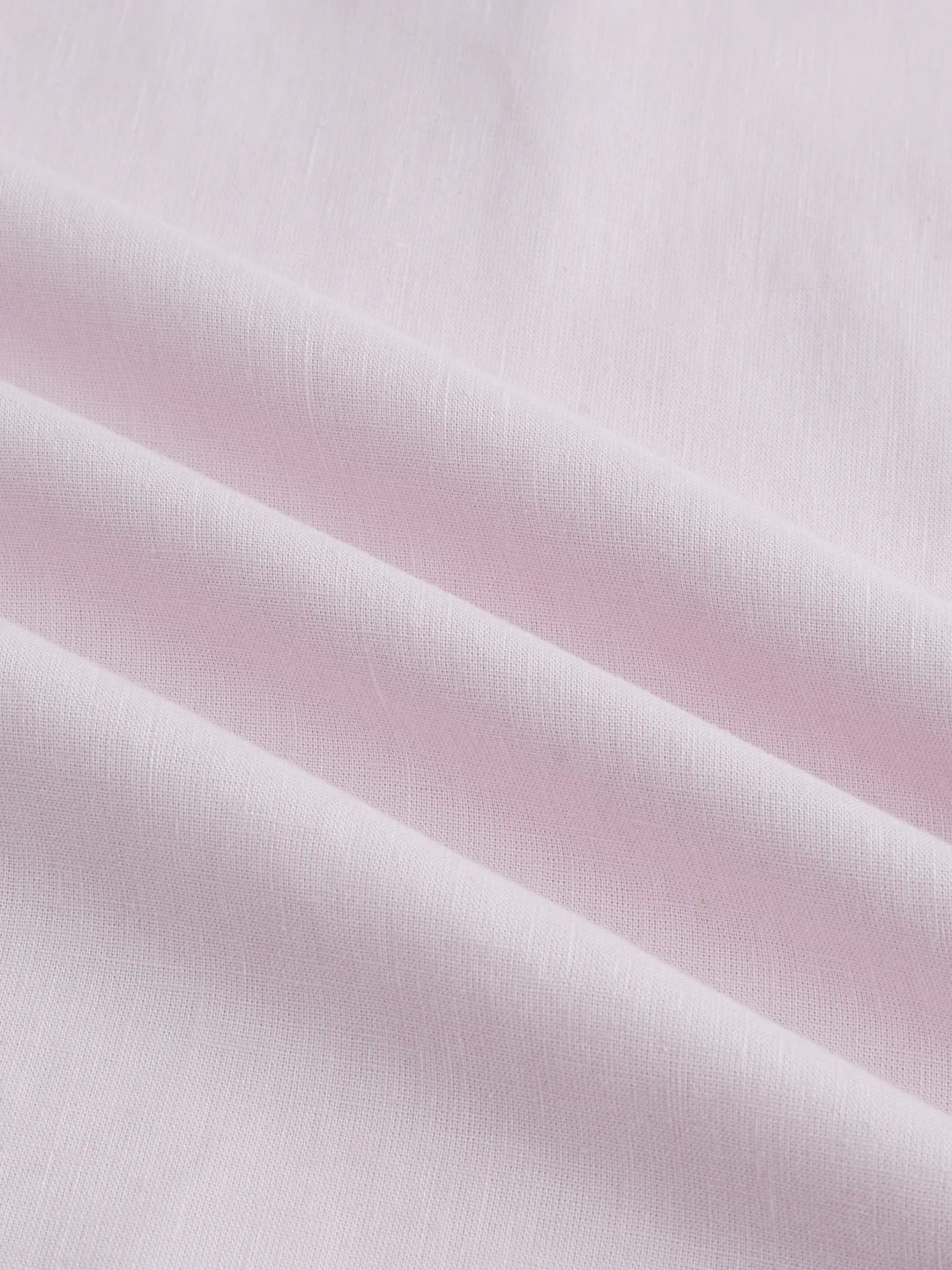 Premium Baby Pink Linen Blend Kurta - Image 3