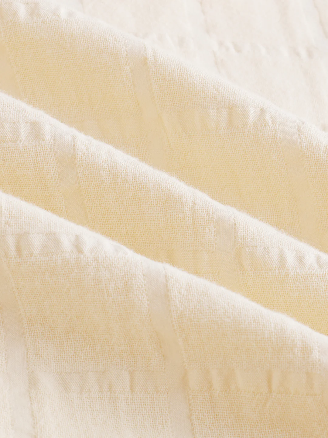 Premium Bisque Beige Seersucker Double Cloth Shirt - Image 9