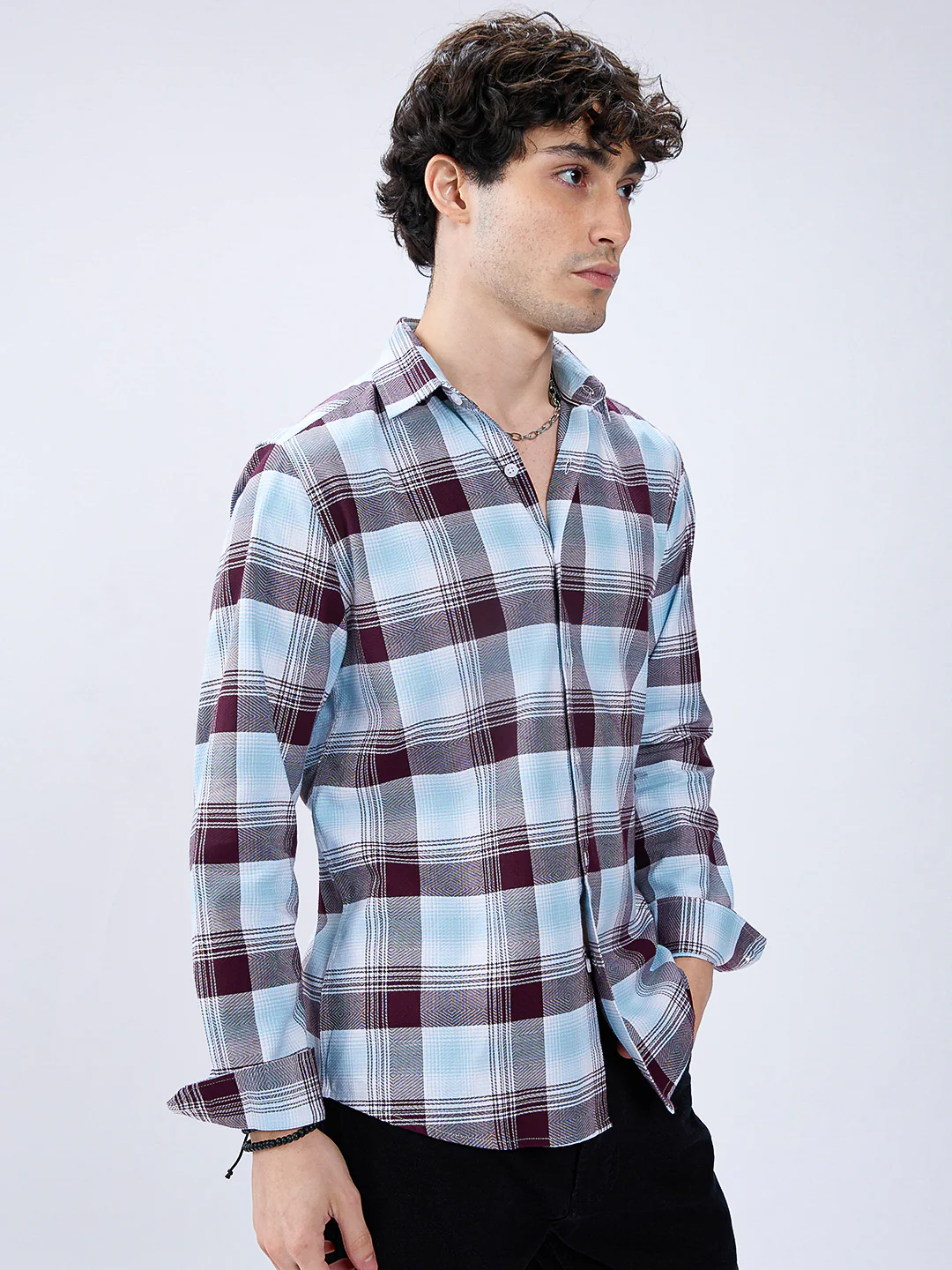 Premium Cotton Arcticwine Retrogrid Everyday Shirt - Image 5