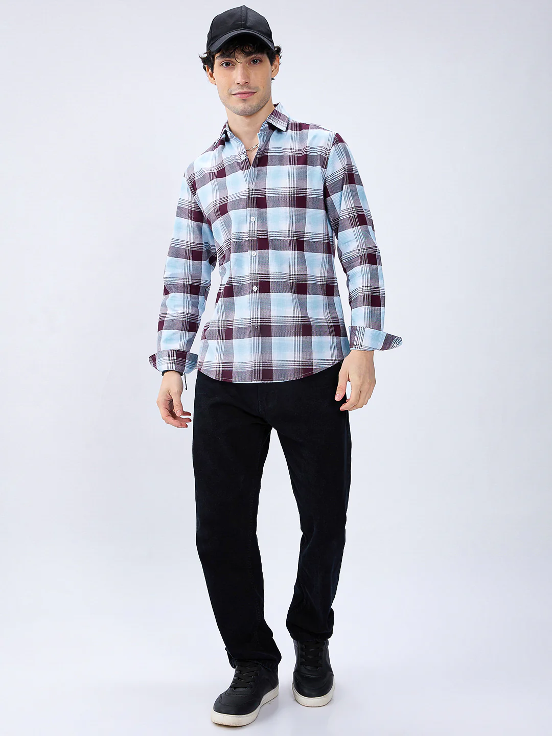 Premium Cotton Arcticwine Retrogrid Everyday Shirt - Image 7