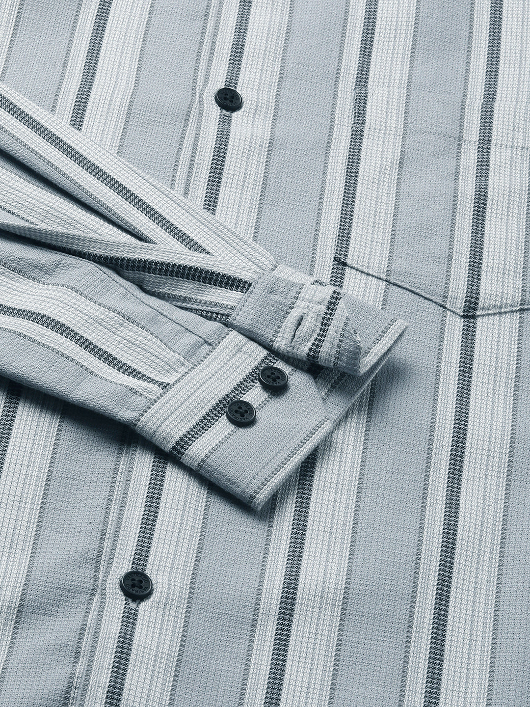 Premium Cotton Ash Flow Linear Shirt - Image 3