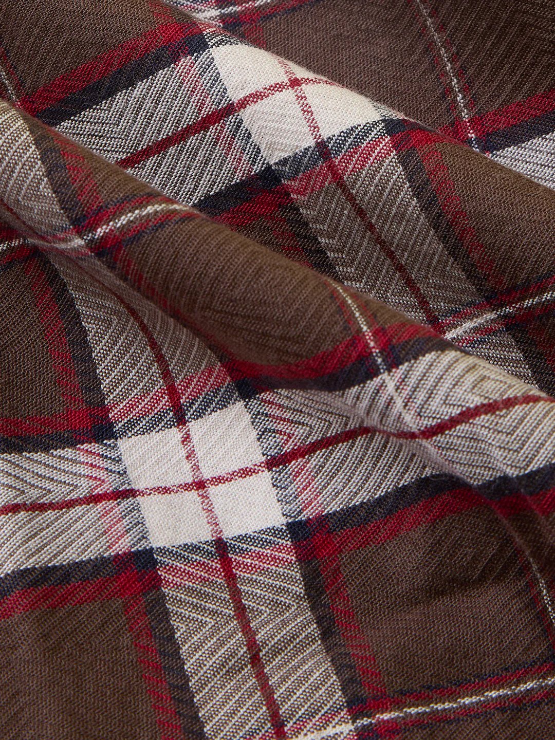 Premium Cotton Elegant Checkmate Brown Shirt - Image 9