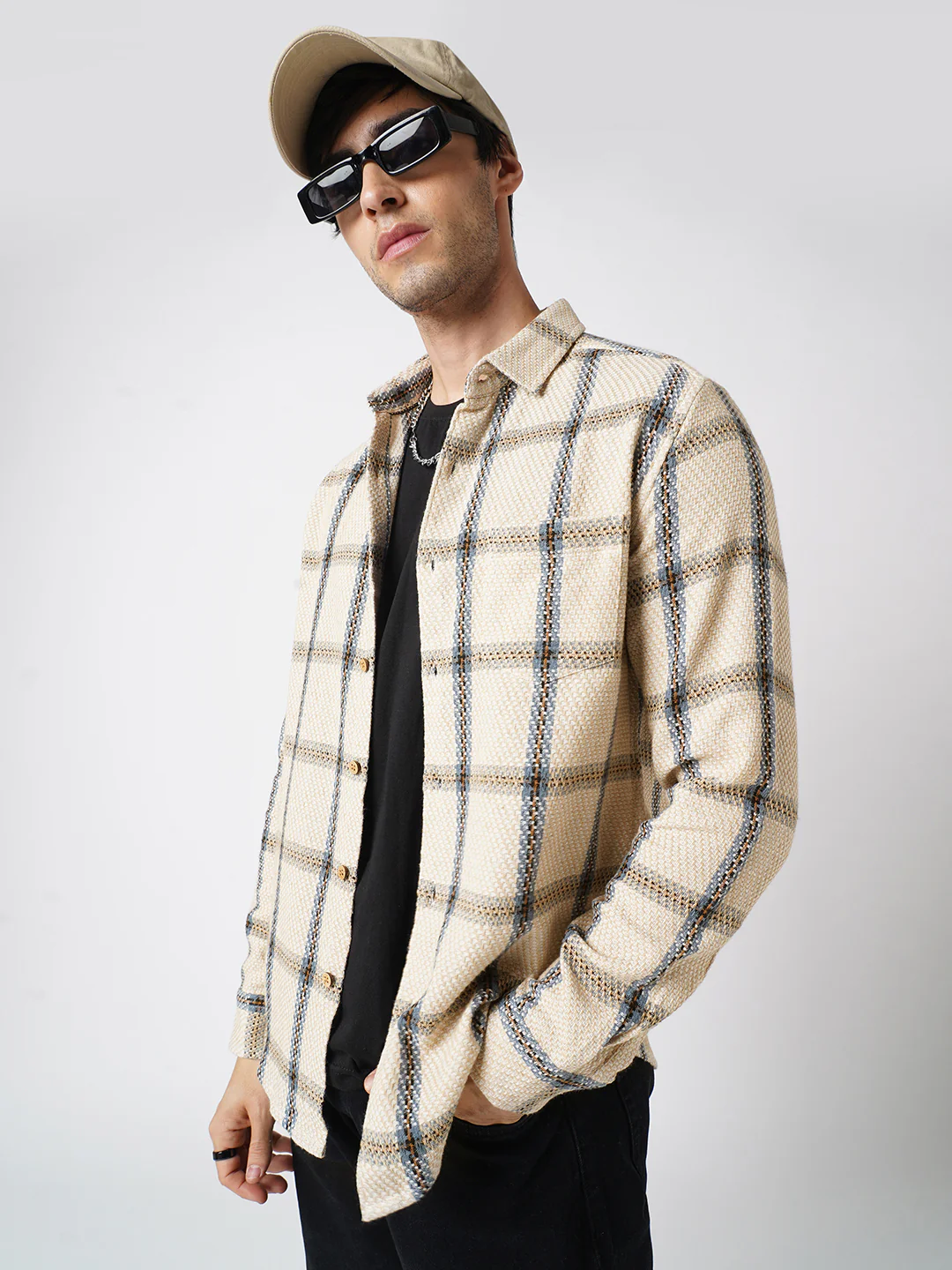 Premium Cotton Multicolour Checked Shirt - Image 2