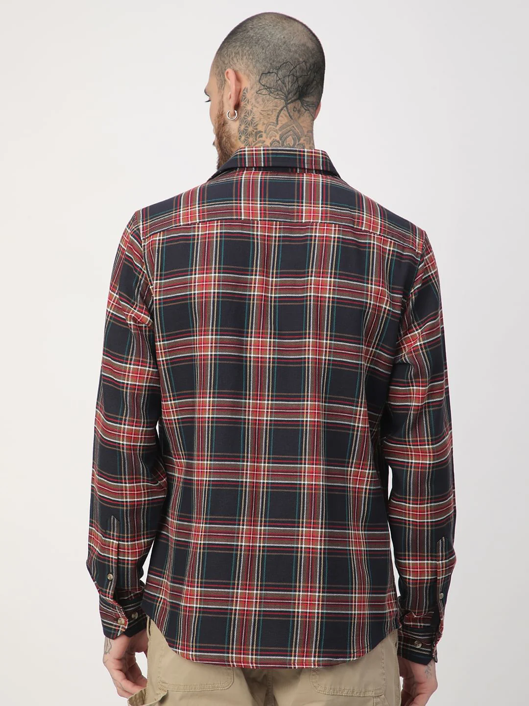 Premium Cotton Multicolour Checkered Shirt - Image 7