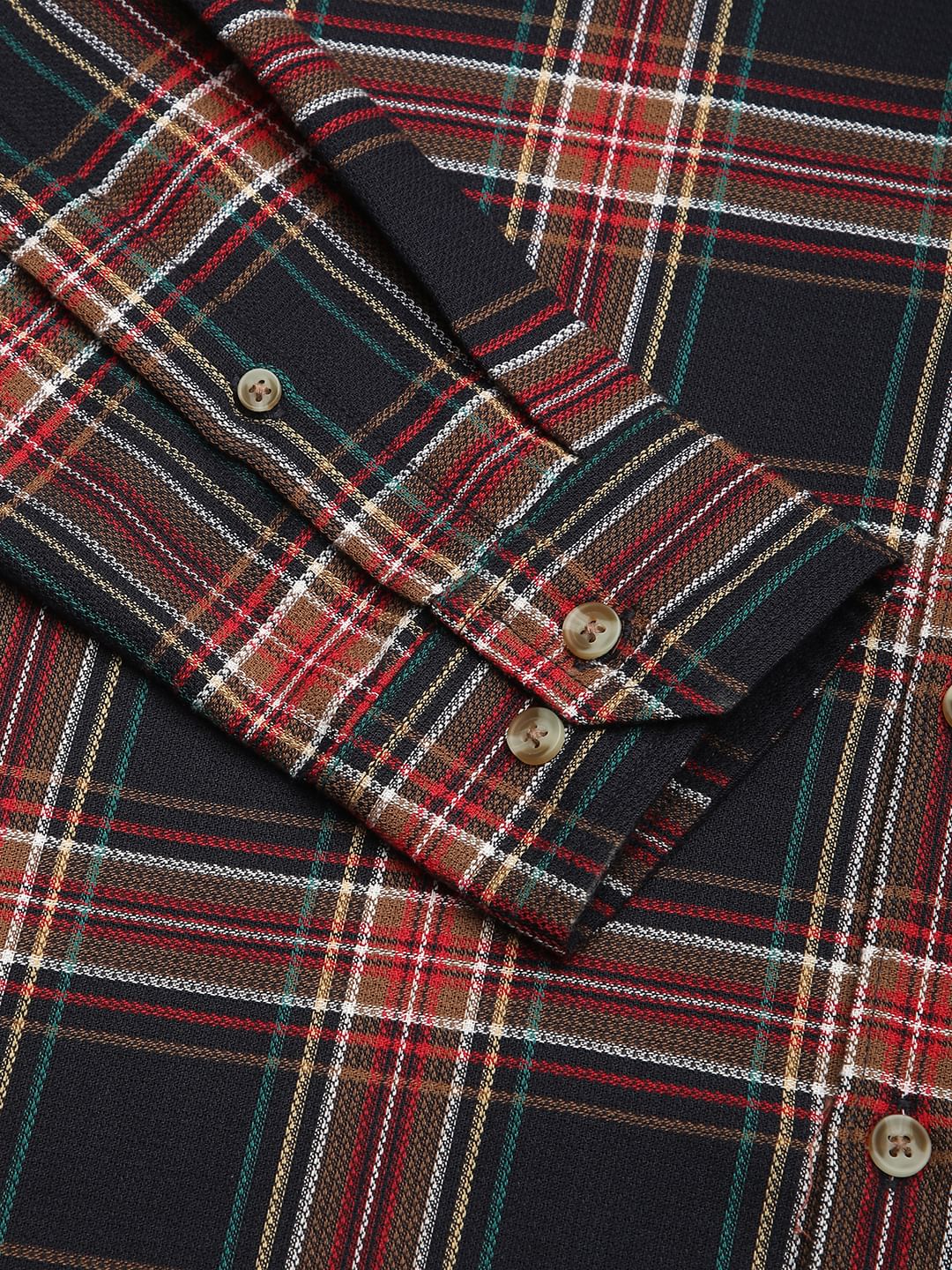 Premium Cotton Multicolour Checkered Shirt - Image 9