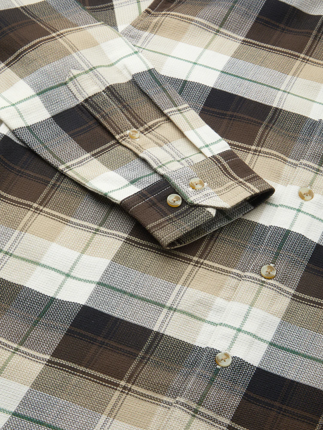 Premium Cotton Multicolour Plaid Checks Shirt - Image 9