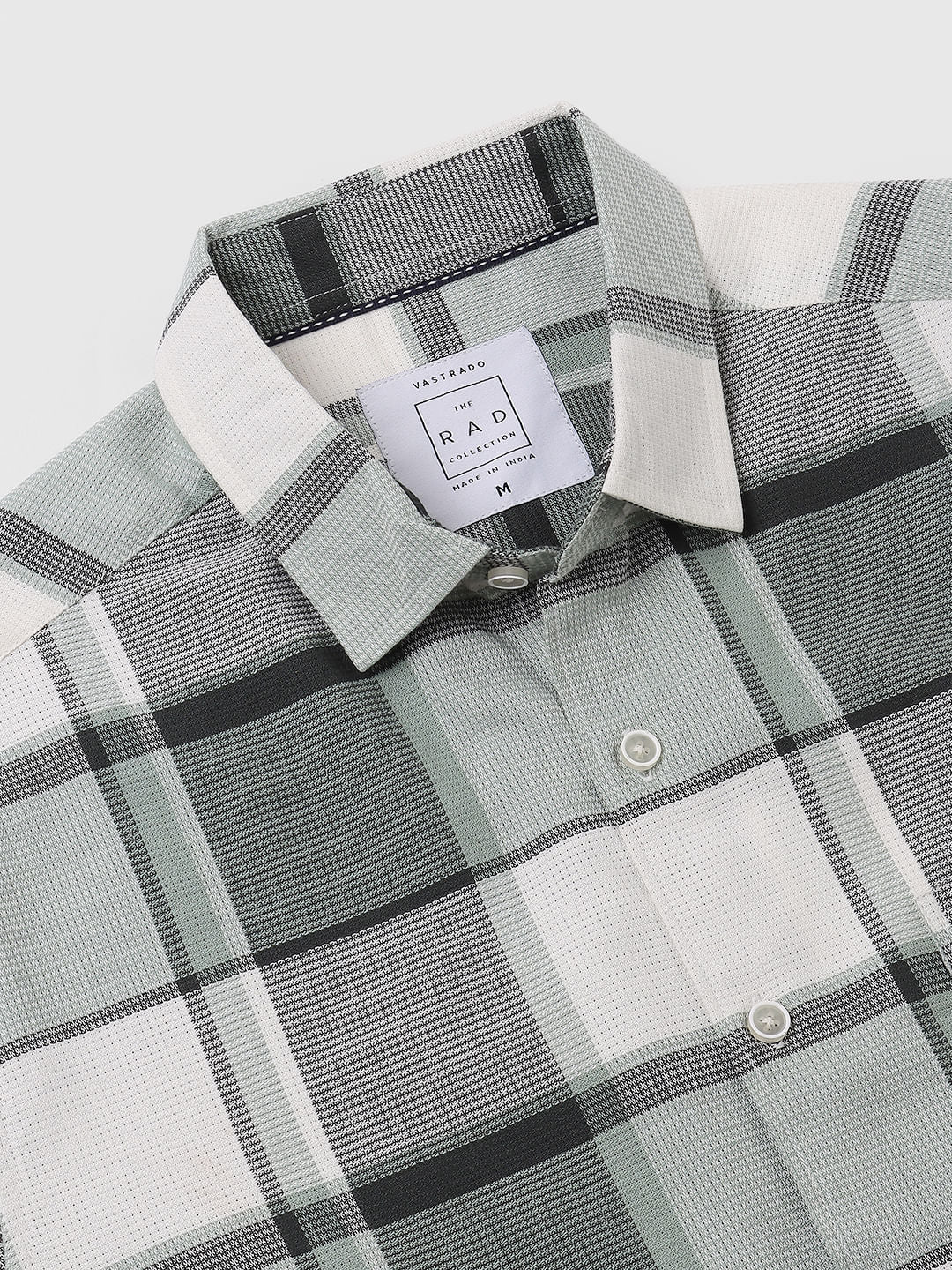 Premium Giza Cotton Dobby Checkered Shirt - Image 9