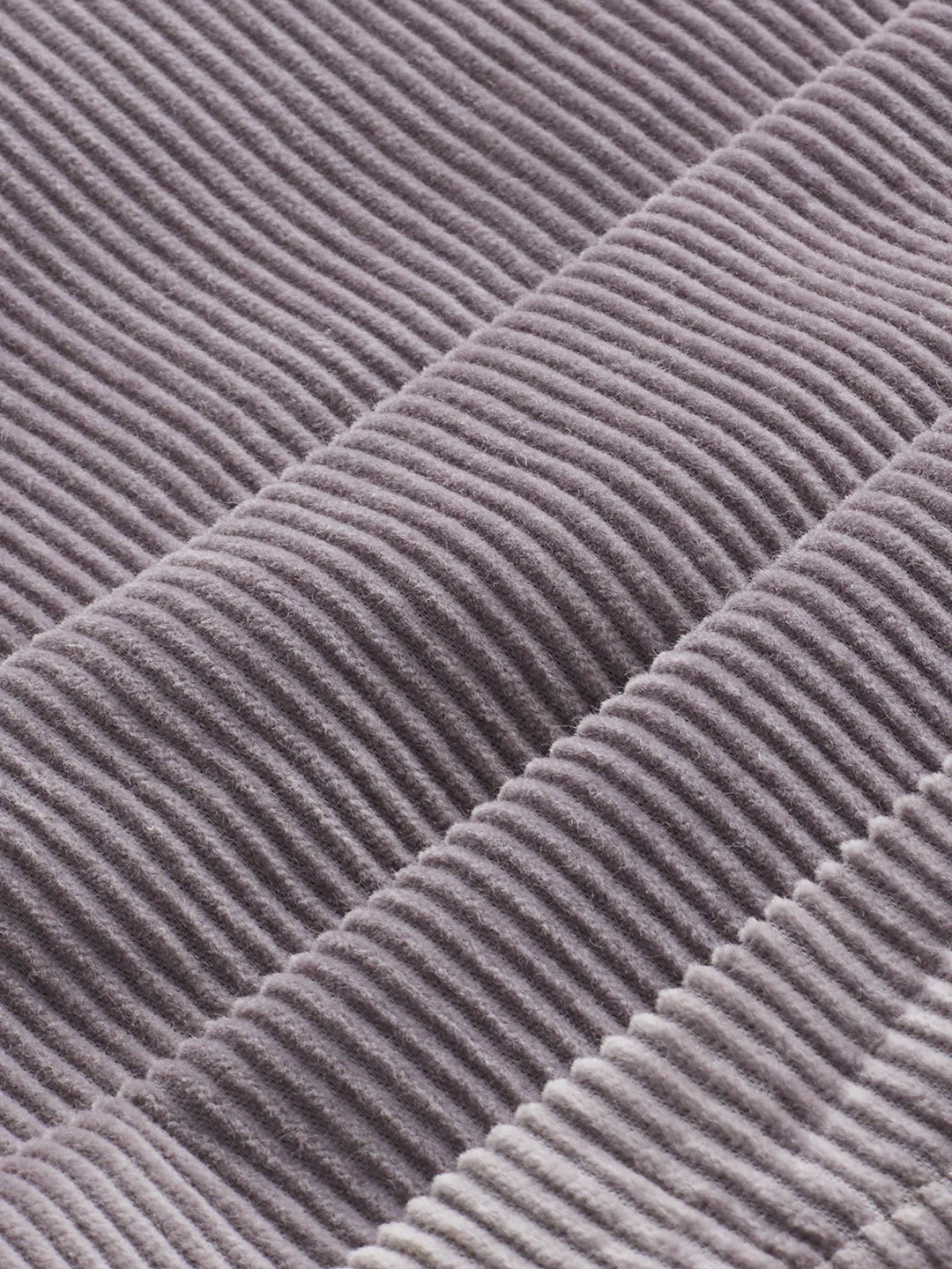 Premium Grey Corduroy Straight-Fit Trousers - Image 9