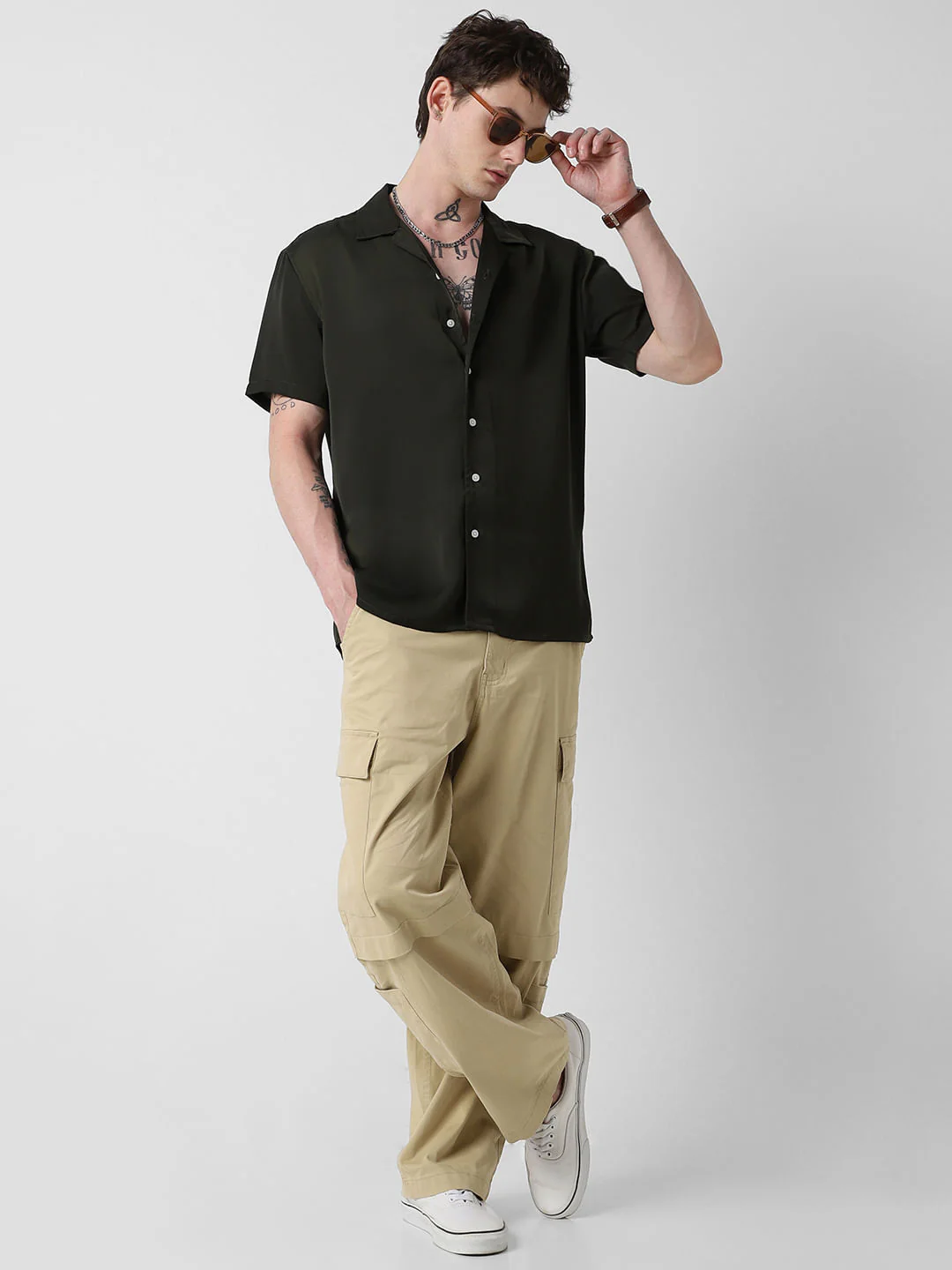Radiant Avocado Green Oversized Shirt - Image 8