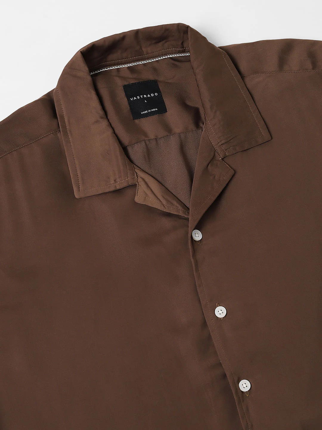 Radiant Chocolate Brown Oversized Shirt - Image 3