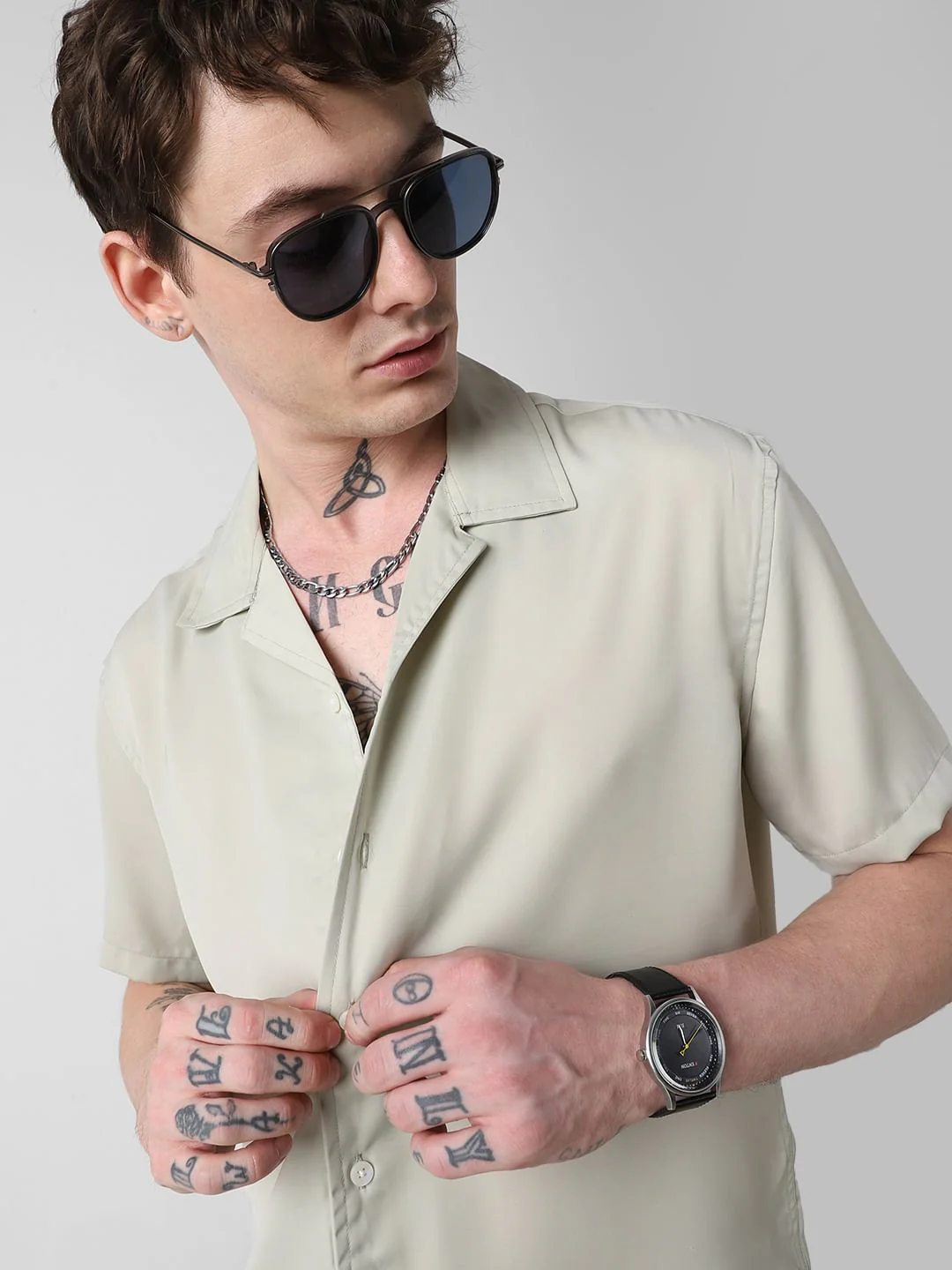 Radiant Tea Green Oversized Shirt - Image 2