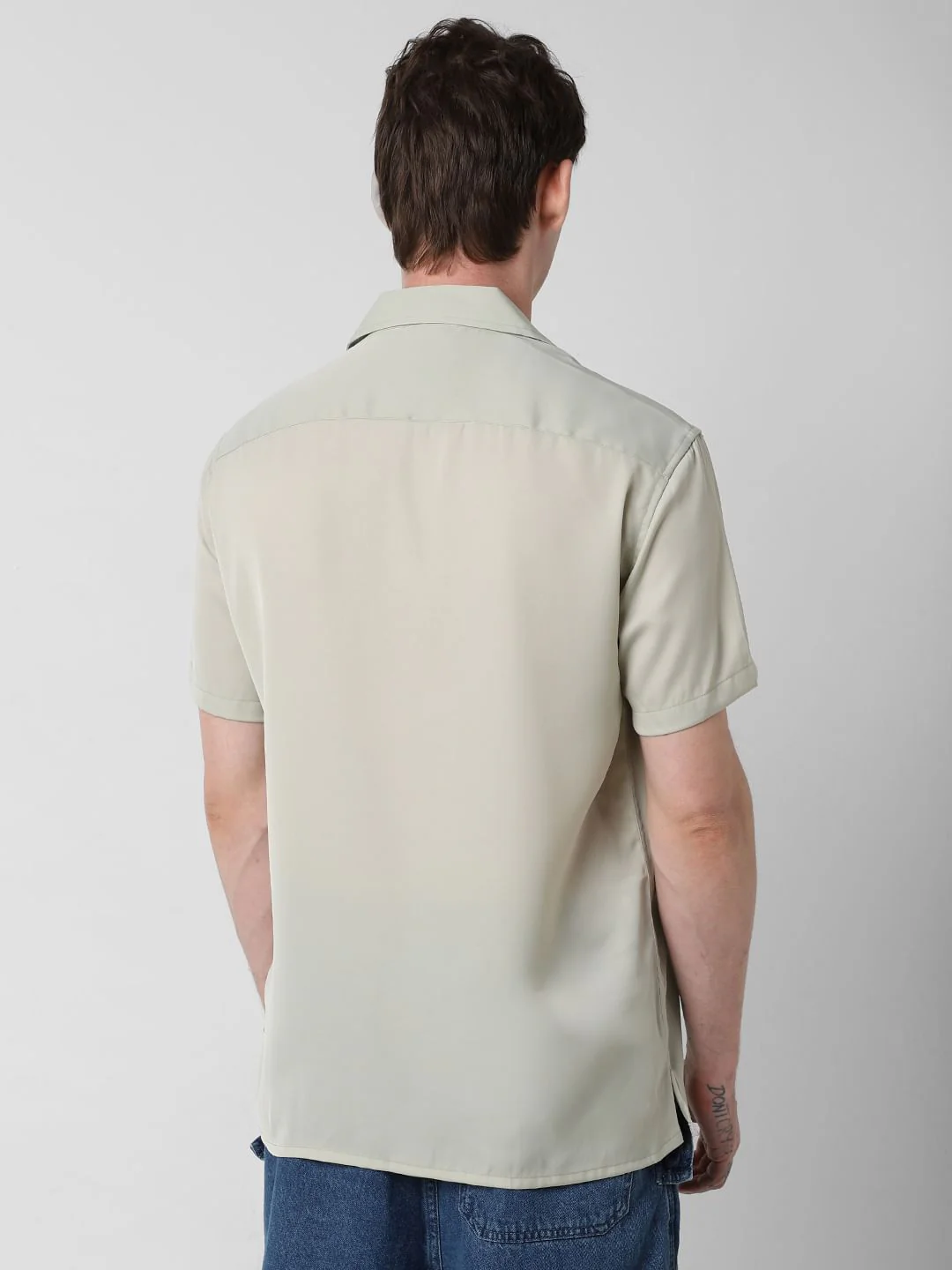 Radiant Tea Green Oversized Shirt - Image 7