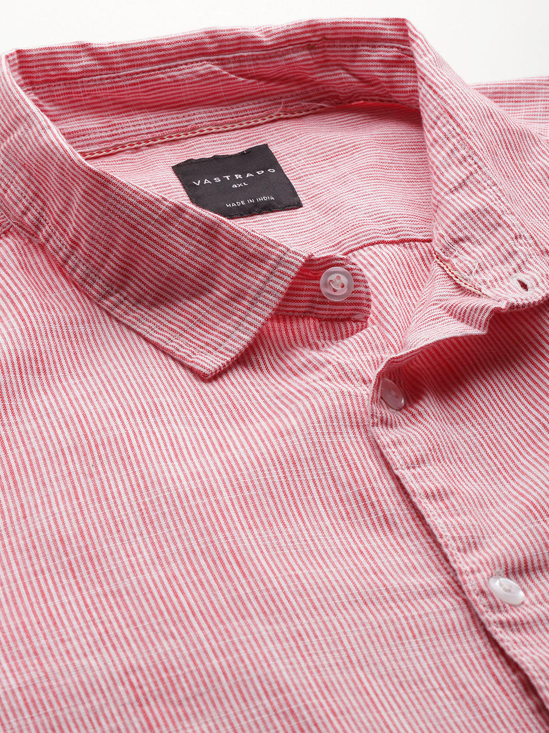 Red & White PinStriped Shirt - Image 6
