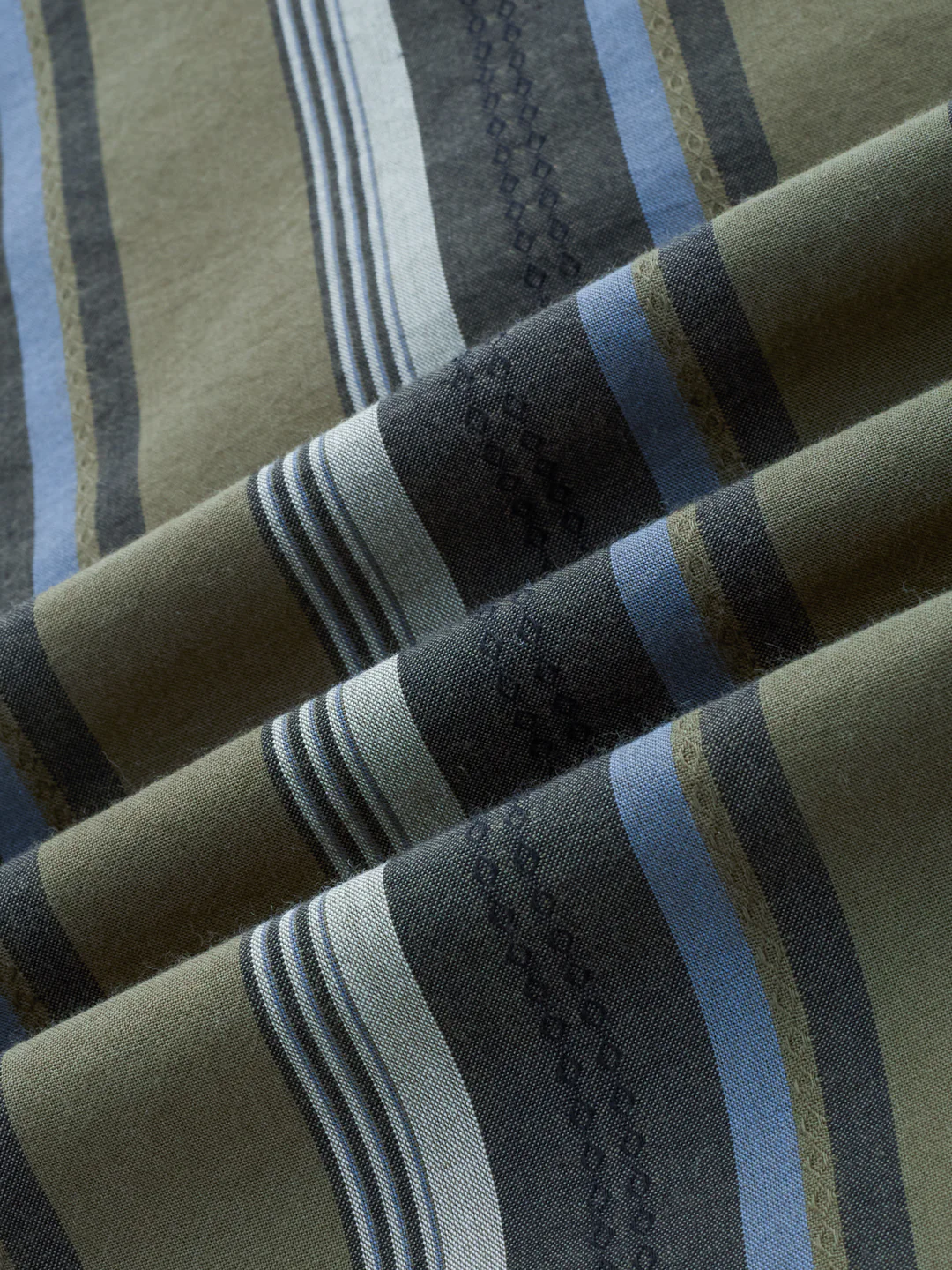 Refined Olive Multi Striped Kurta - Image 3
