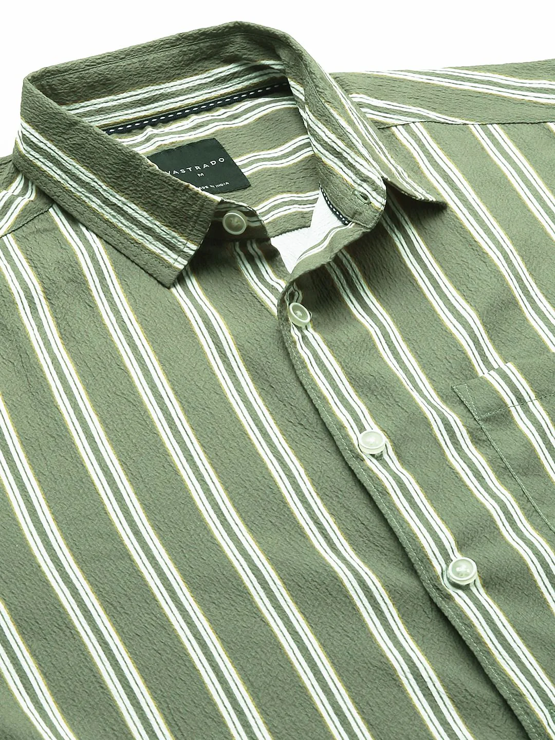 Reseda Green Striped Shirt - Image 3