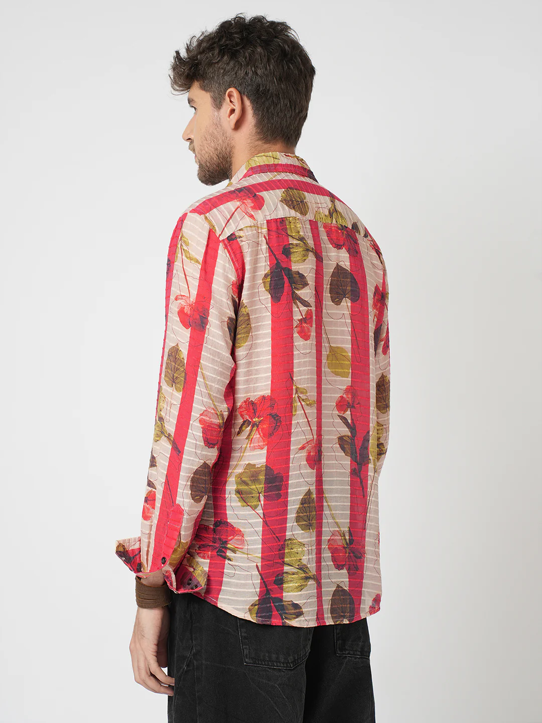 Rose Garden Striped Shirt - Image 7