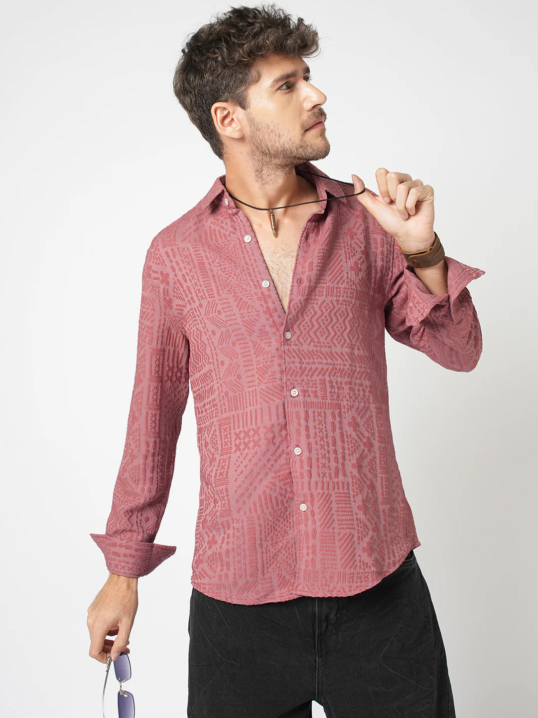 Rosewood Trail Embossed Shirt - Image 2