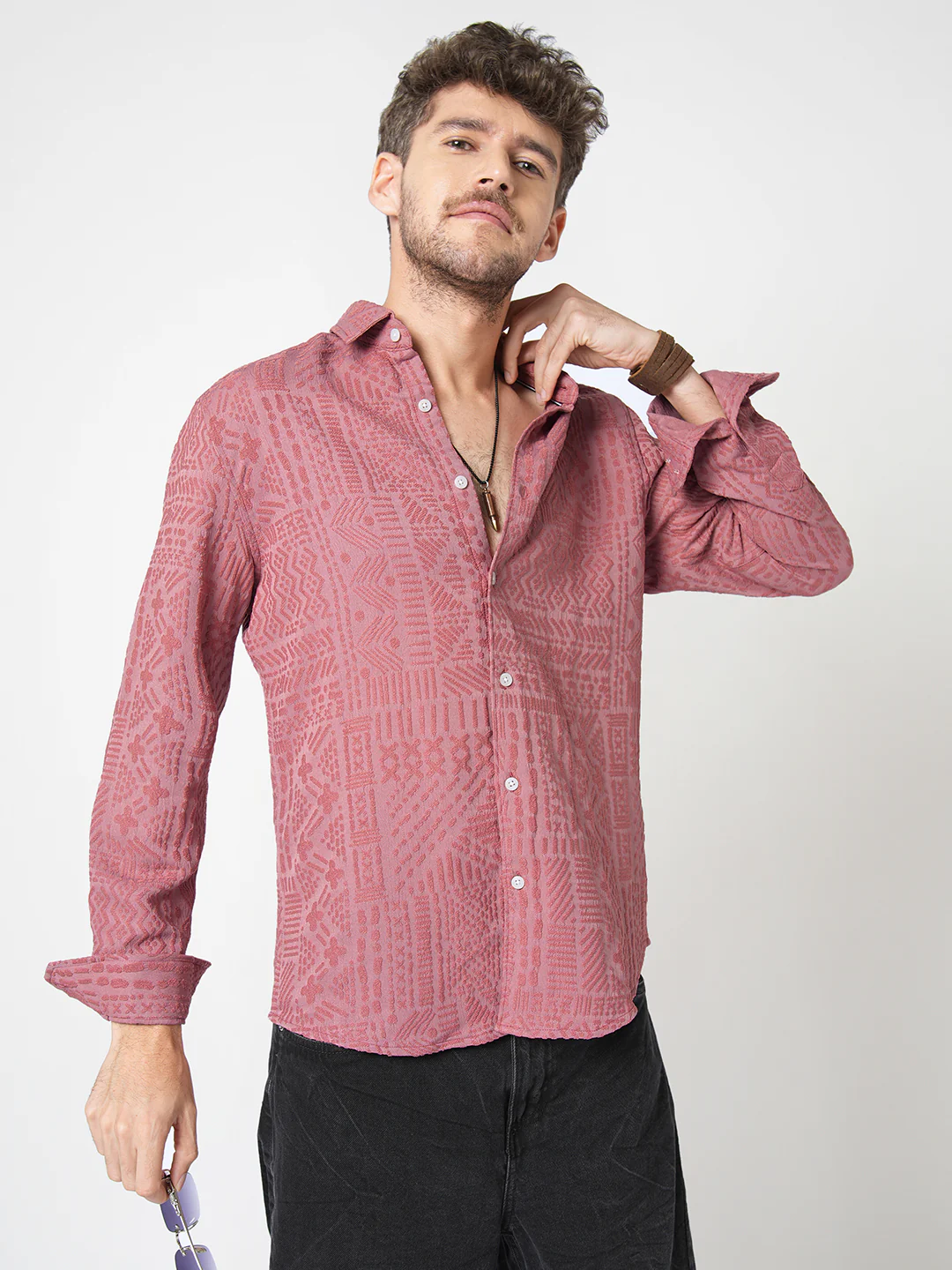Rosewood Trail Embossed Shirt - Image 4
