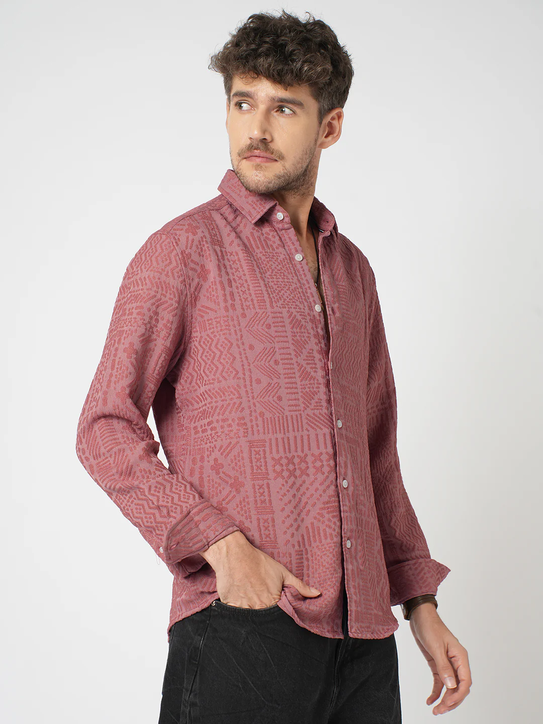 Rosewood Trail Embossed Shirt - Image 5