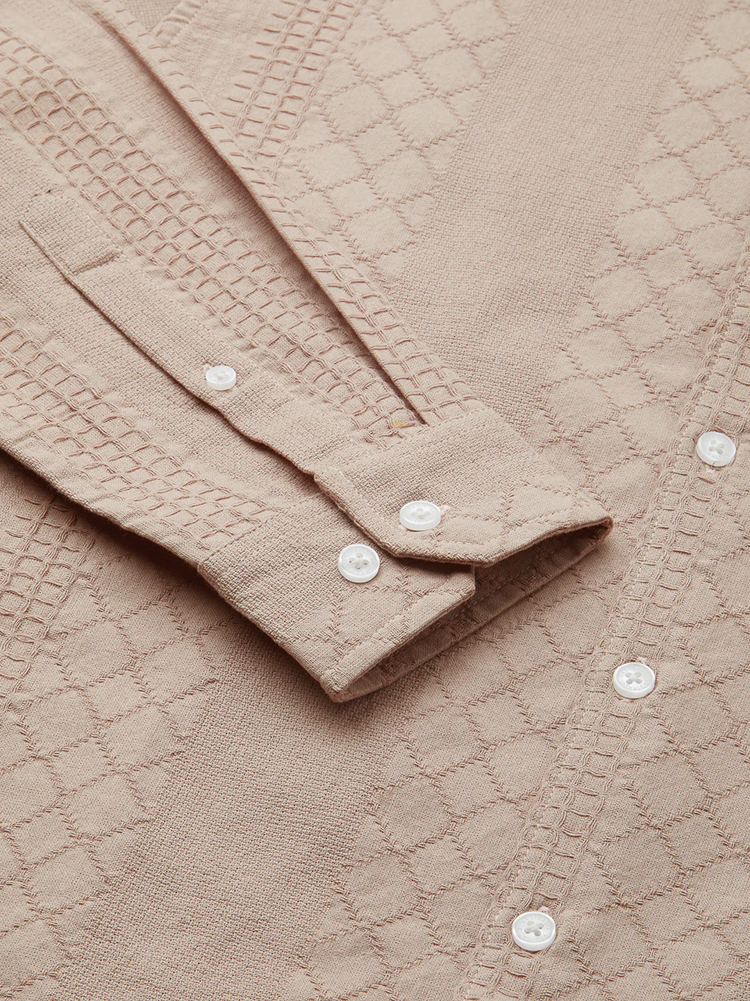 Rosy Brown Embroidered Shirt - Image 9