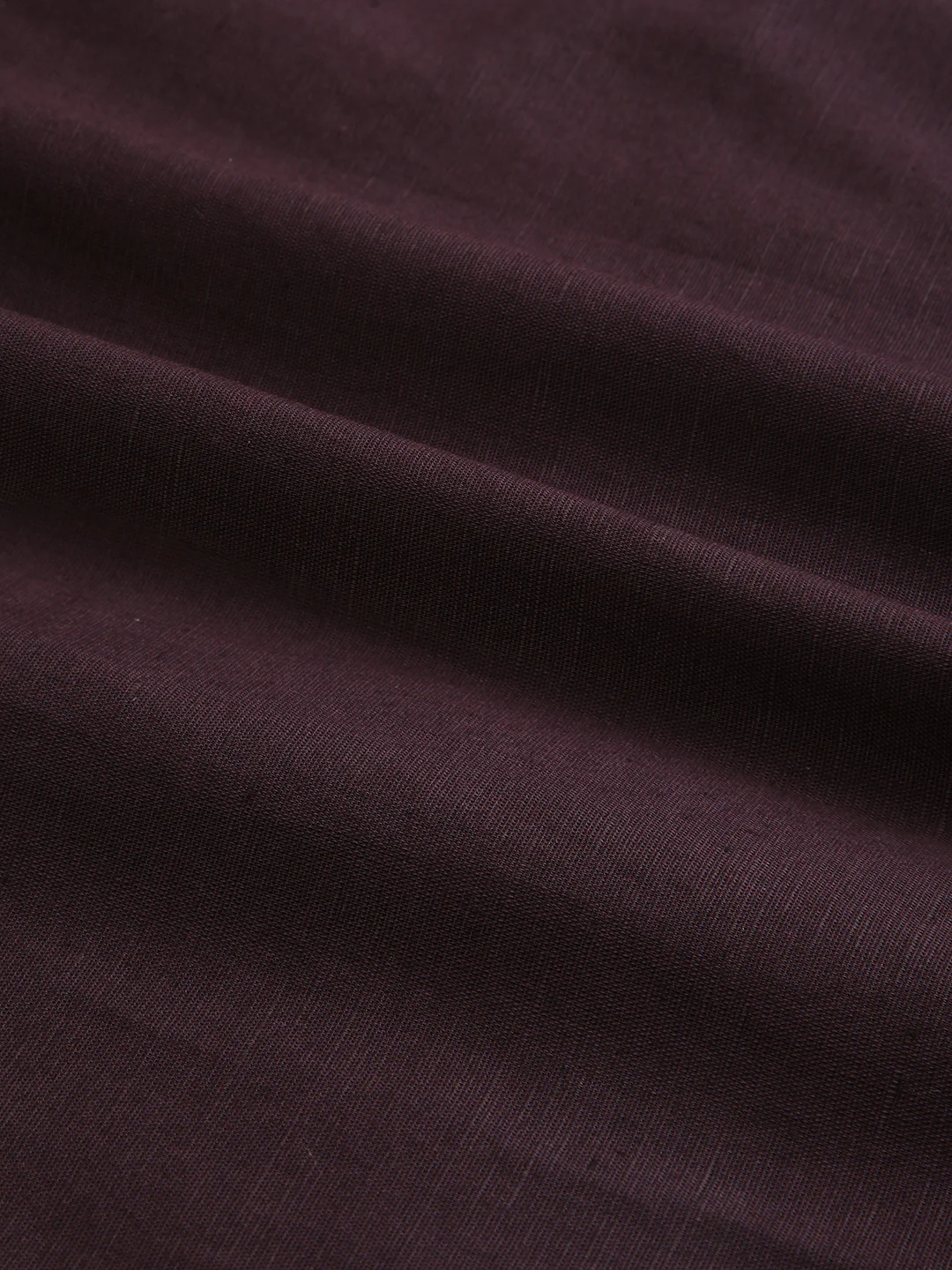Royal Plum Essence Pure Linen Shirt - Image 4