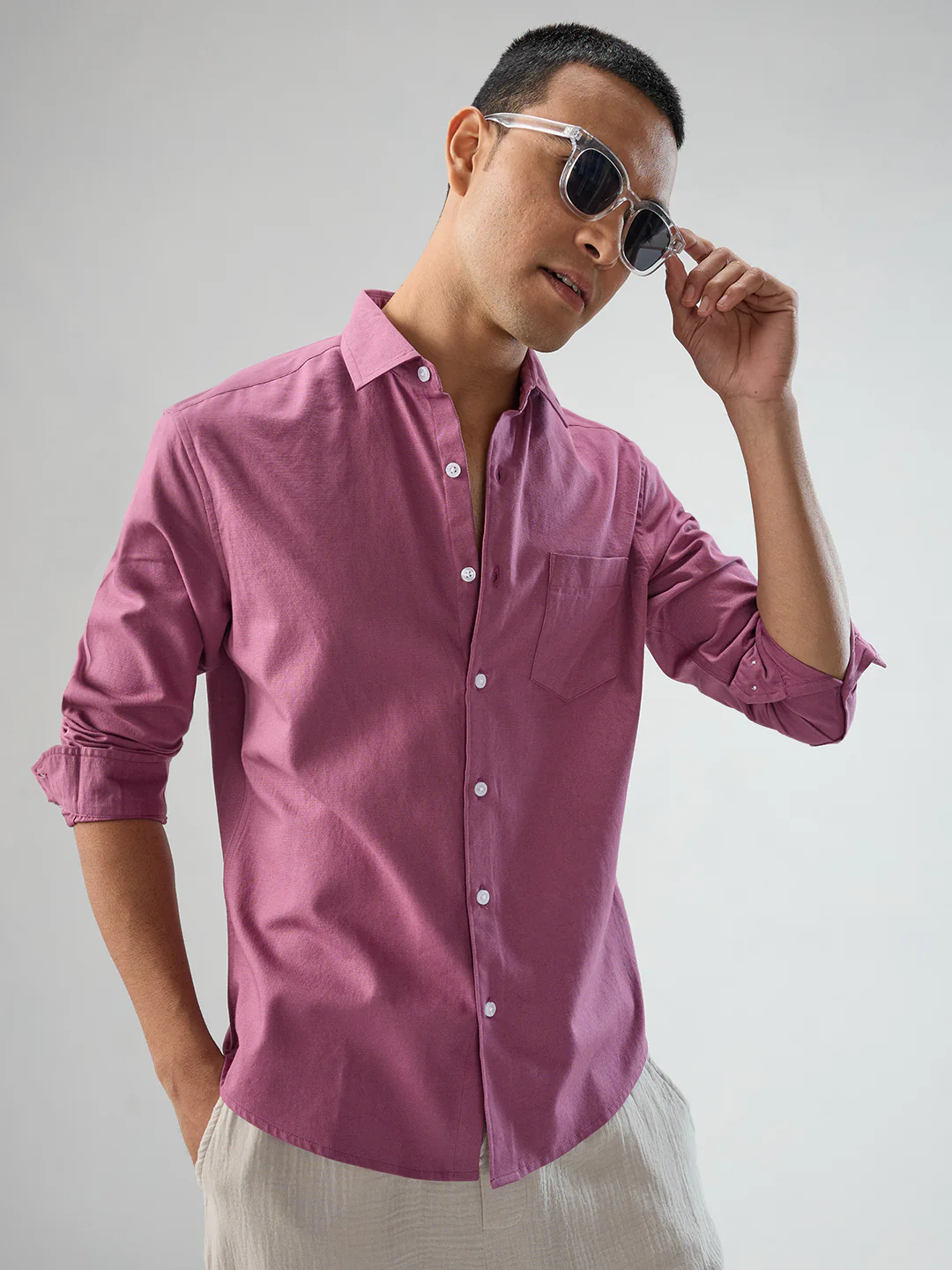 Royal Rouge Pink Plush Shirt - Image 2