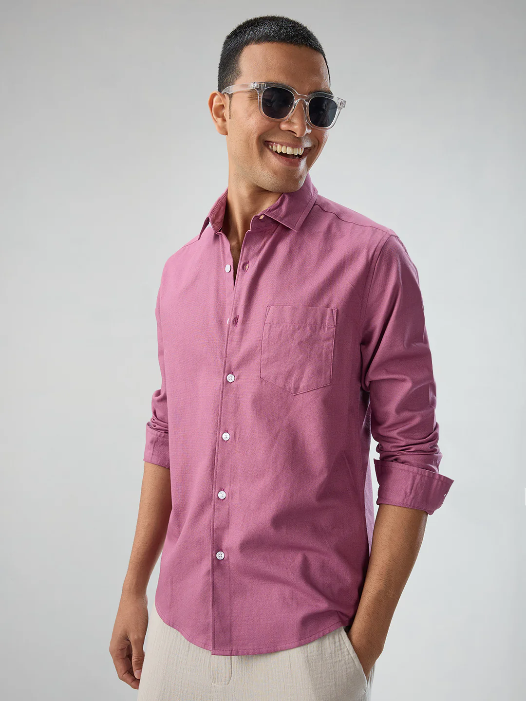 Royal Rouge Pink Plush Shirt - Image 4
