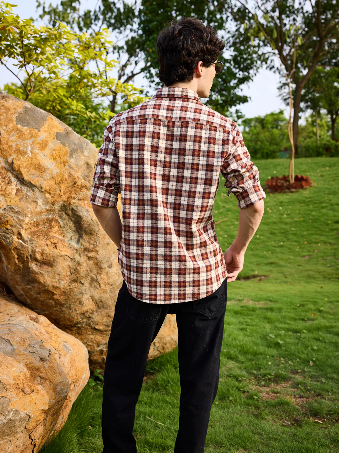 Rustic Auburn Checkmate Seersucker Shirt - Image 6