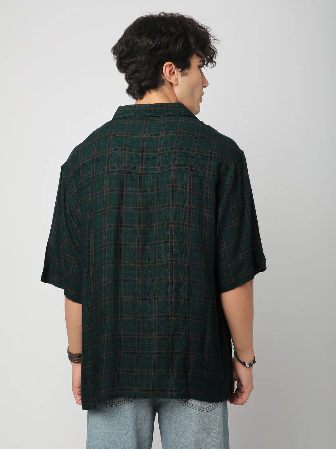 Sacramento Tattersall Checkered Oversized Polo Shirt - Image 7