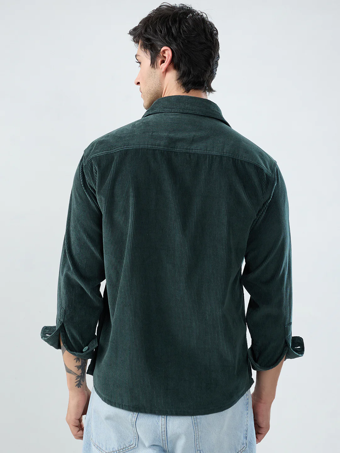 Sacremento Green Corduroy Double Pocket Shirt - Image 7