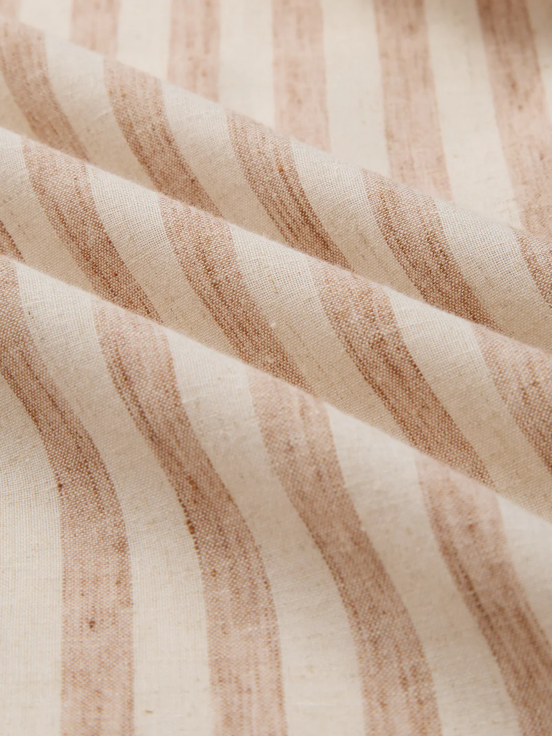 Sand Drift Paneled Stripe Linen Blend Shirt - Image 3