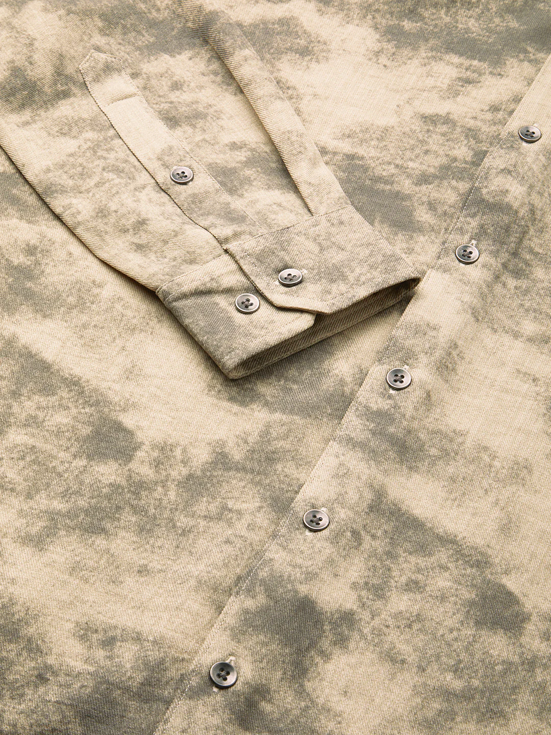 Sandstorm Beige Printed Shirt - Image 9