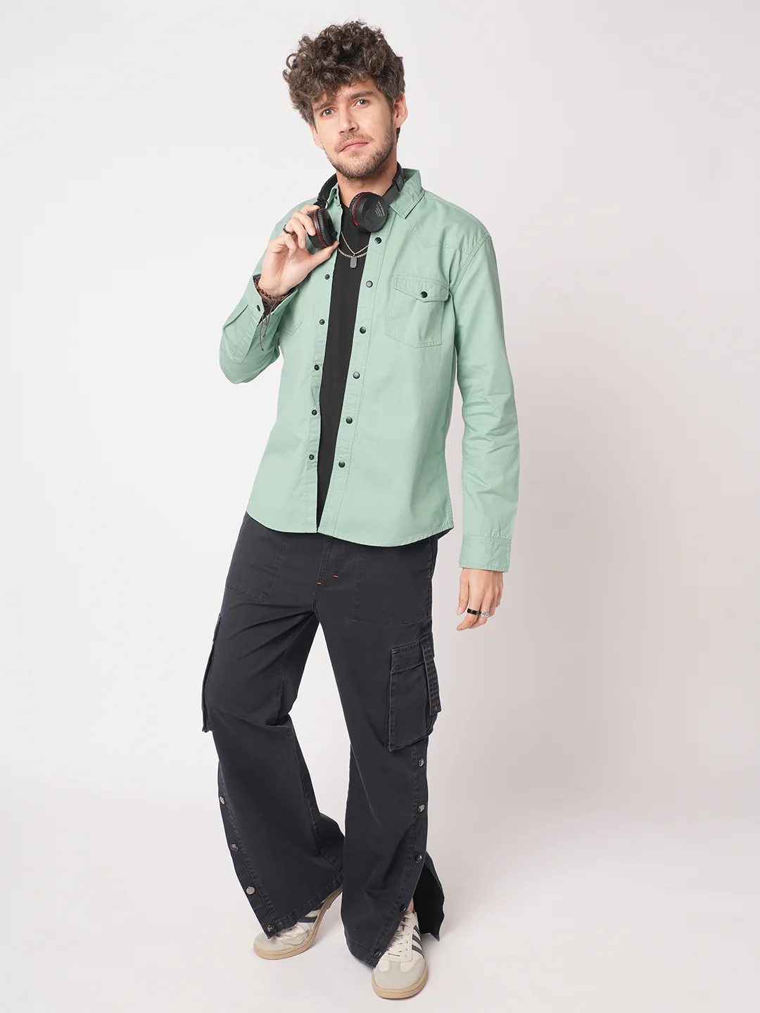 Sea Breeze Hue Double Pocket Overshirt - Image 7