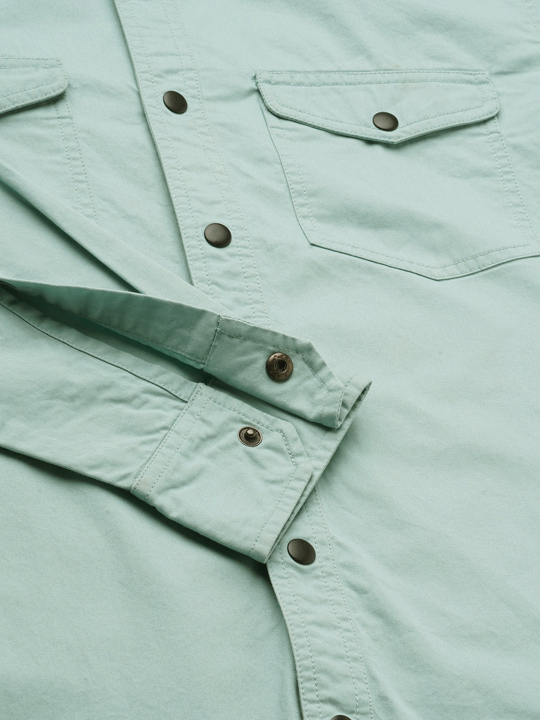 Sea Breeze Hue Double Pocket Overshirt - Image 8